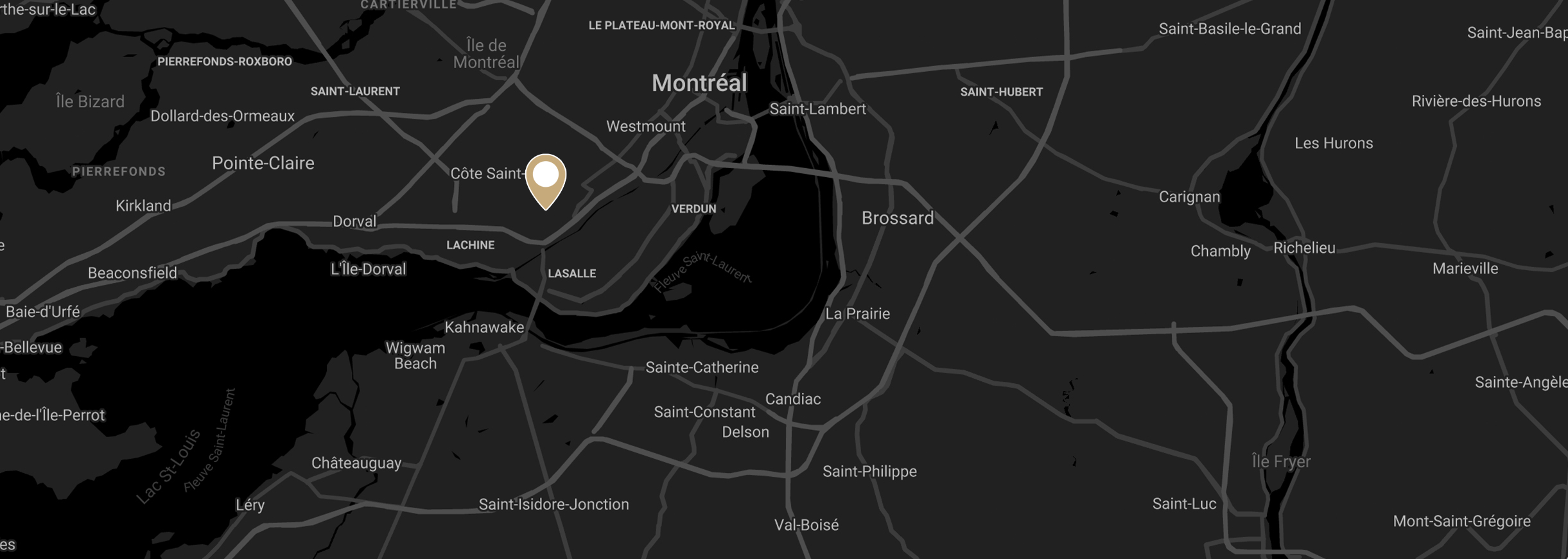 Map Montréal-Ouest